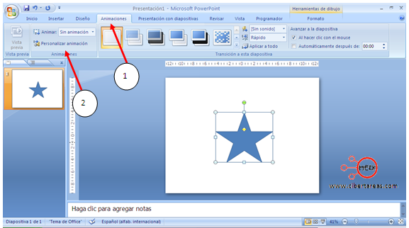 Como elaborar animaciones automáticas en PowerPoint 2010 – Manuales –  CiberTareas