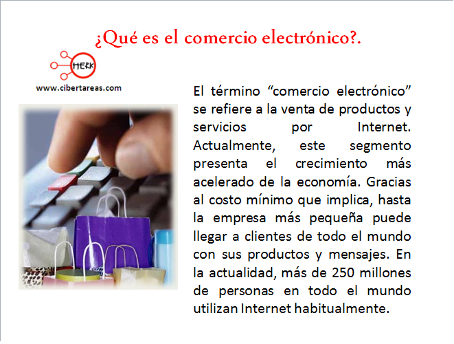 Comercio electronico - Informática 1
