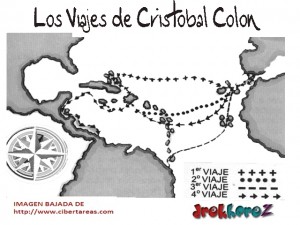 Los Viajes de Cristobal Colón descubrimiento de America