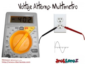 Voltaje Alterno Multimetro Electronica