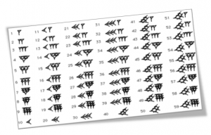 sistema numerico cuneiforme