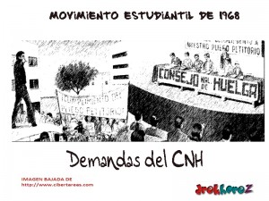 Demandas del CNH Movimiento Estudiantil de