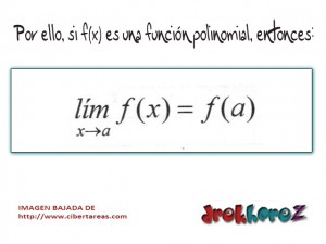 Funciones Polinomiales  Límites de Funciones Calculo Diferencial