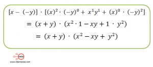 factorizacion de suma y diferencia de cubos
