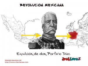 Expulsion de don Porfirio Diaz Revolucion Mexicana