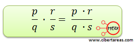 Multiplicación y división de fracciones algebraicas