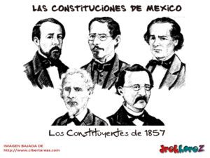 Los Constituyentes de 1857-Las Constituciones de Mexico