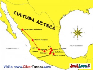 Mapa de la Cultura Azteca