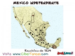 Republica de 1824-Mexico Independiente