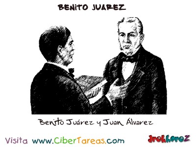 Benito Juarez y Juan Alvarez-Benito Juarez