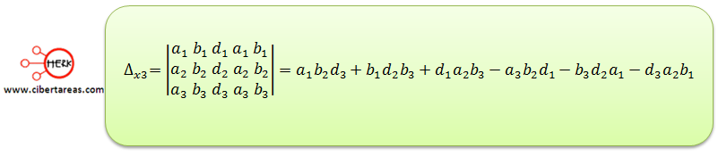 Ecuaciones simultaneas de tres por tres con solución o sin solución 9