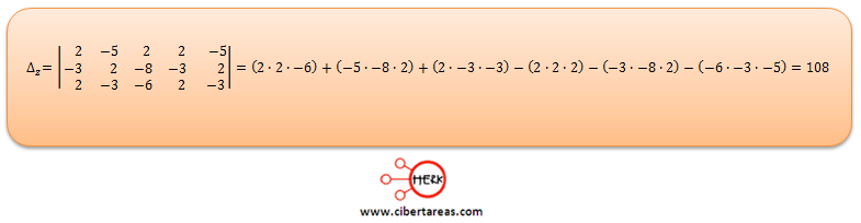 Ecuaciones simultaneas de tres por tres con solución o sin solución ejemplo 4