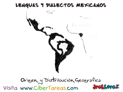 Origen  y Distribución Geografica-Lenguas y Dialectos Mexicanos