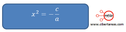 metodo algebraico de desppeje para ecuaciones incompletas 8