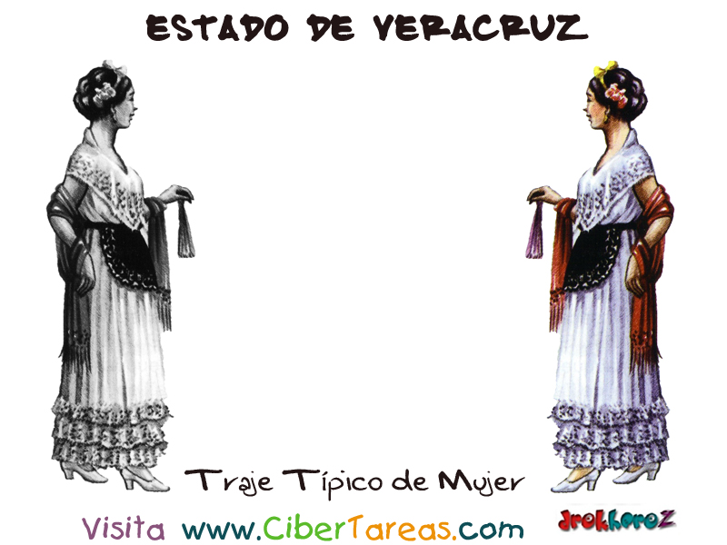 Traje Típico de la Mujer – Estado de Veracruz – CiberTareas
