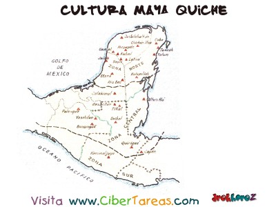 Mapa - Cultura Maya Quiche