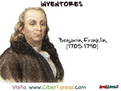 Benjamin Franklin-1705-1790-Inventores