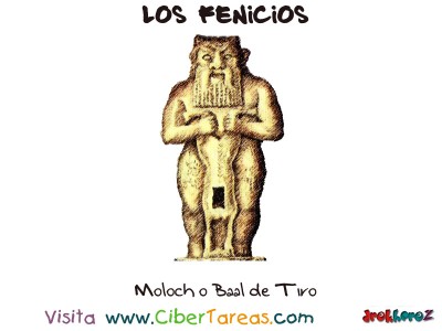 Moloch o Baal de Tiro - Los Fenicios