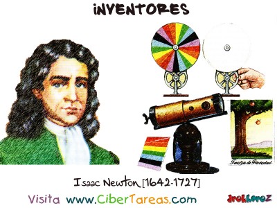 Isaac Newton-1642-1727-Inventores