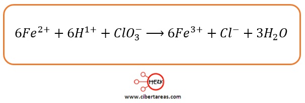 metodo de cambio del numero de oxidacion en las ecuaciones ionicas netas ejemplo