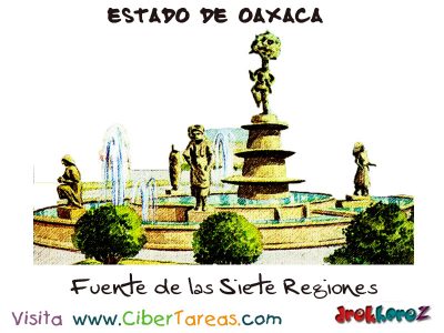 Fuente de las Siete Regiones Estado de Oaxaca