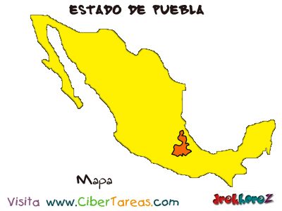 Mapa Estado de Puebla