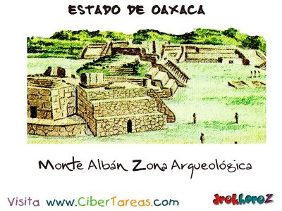 Monte Alban Zona Arqueologica Estado de Oaxaca