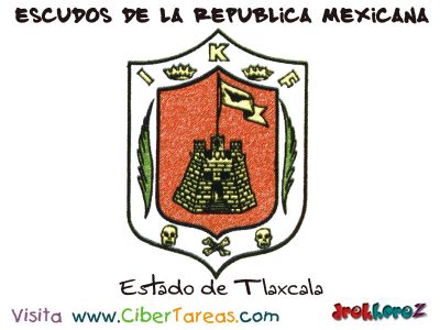 Escudo de Tlaxcala Escudos de la Republica Mexicana
