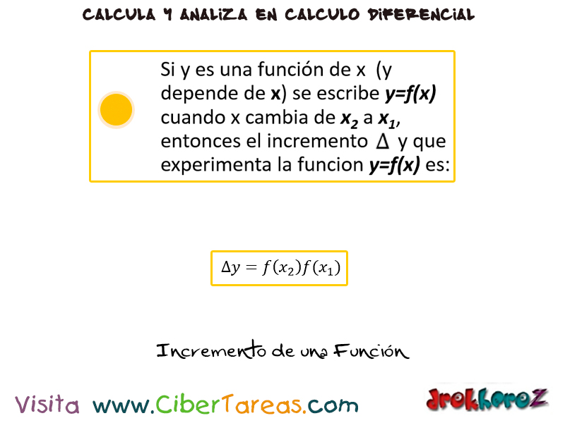 SOLUTION: Incremento de una variable y de una funcion - Studypool