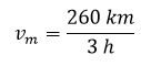calcular la velocidad media ejemplo b