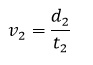 ejemplo del calculo de la velocidad media f