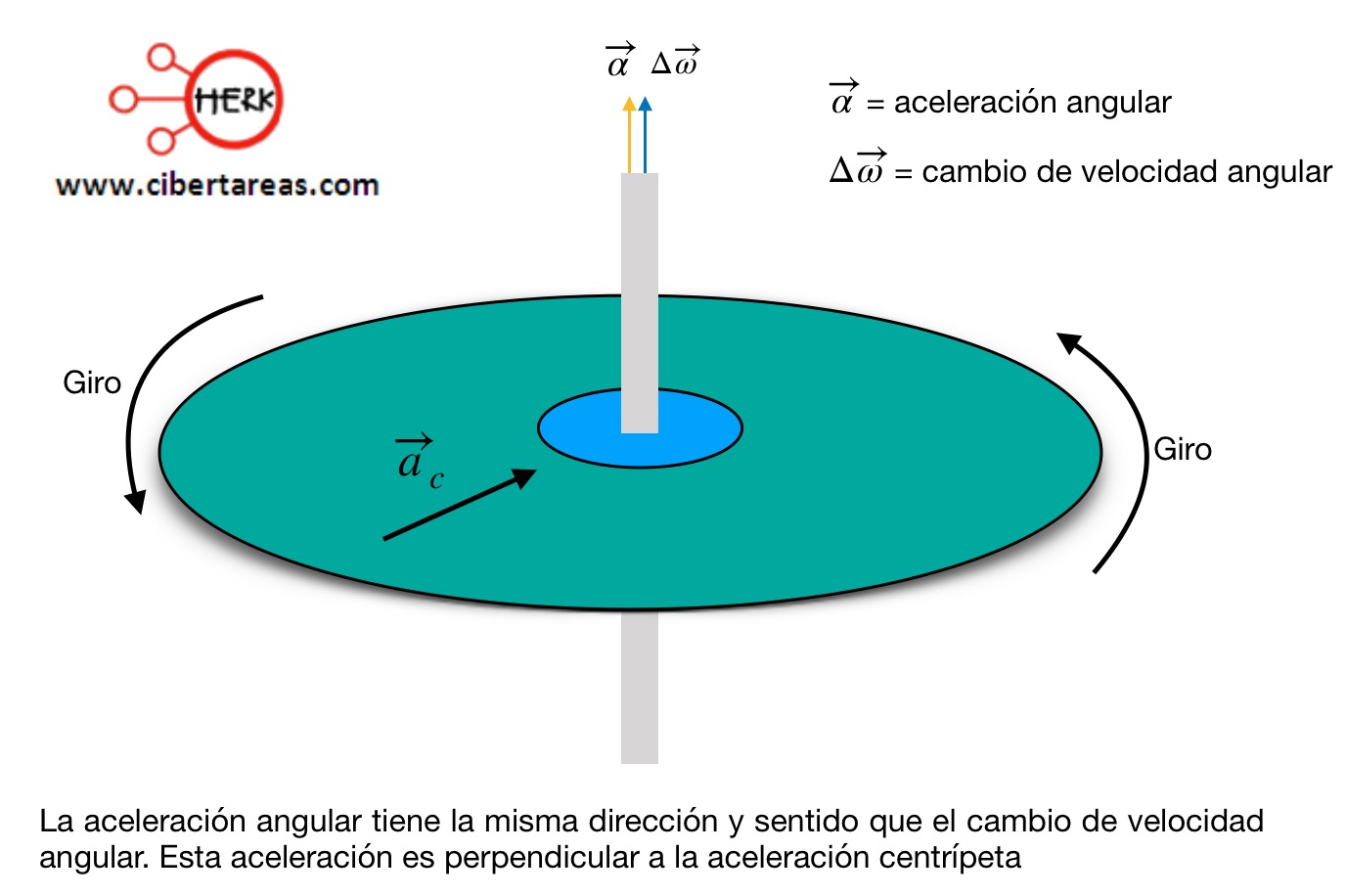 movimiento circular uniformemente accelerado aceleracion angular