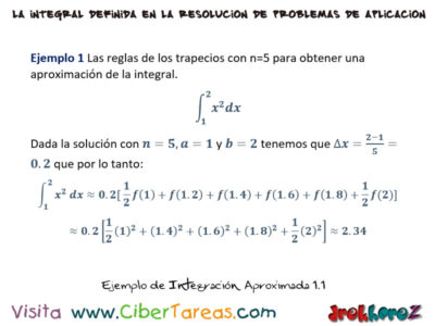 Ejemplo de Integracion Aproximada