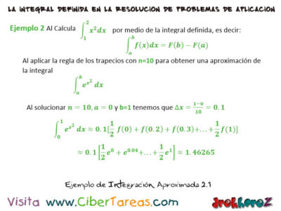 Ejemplo de Integracion Aproximada