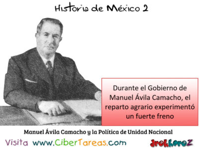 Manuel Avila Camacho y la Politica de Unidad Nacional en el Modernismo del Estado Mexicano Historia de Mexico