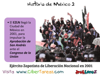 Ejercito Zapatista de Liberacion Nacional en  en Mexico Contemporaneo Historia de Mexico
