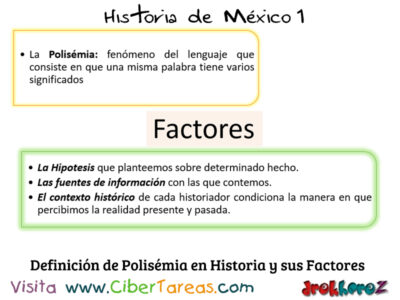 Polisémia de la Historia – Historia de México 1 0