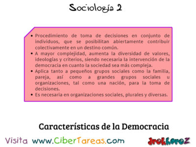 La Democracia sus Caracteristicas y  el Autoritarismo – Sociología 2 2