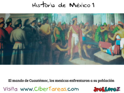 Cuitláhuac, Cuauhtémoc y Hernán Cortés – Historia de México 1 0