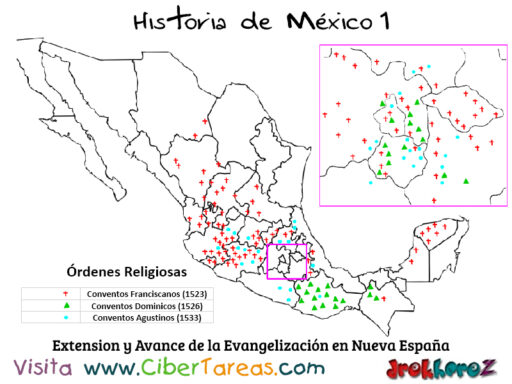 Las Ordenes Religiosas en la Nueva España – Historia de México 1 0