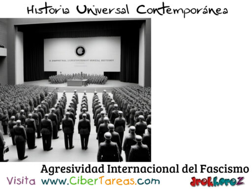 Agresividad Internacional del Fascismo – Historia Universal Contemporánea 0