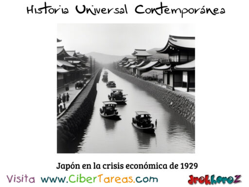 Japón en la crisis económica de 1929 y sus efectos mundiales – Historia Universal Contemporánea 1