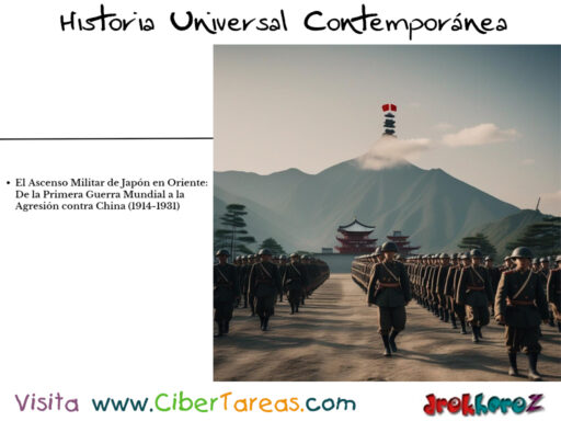 El Ascenso Militar de Japón en Oriente (1914-1931) – Historia Universal Contemporánea 1